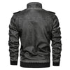 Retro Moto Pu Leather Jacket Large Size Loose Multi-pocket Men Leather Racing Jacket Off-road Jacket Denim Mesh Racing Suit 6XL