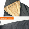 Thickened Fleece-Lined Men's Cotton Coat With Hoodie Warm Plus Size Parka Jacket For Winter Season