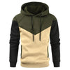 New Patchwork Hoodies Men Fashion Hooded Sweatshirts Spring Autumn Comfortable Streetwear Pullover Casual Male Sportswear