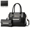 New Two-Piece Set with Large Capacity, Fashionable and Versatile Women's Bag, Simple Commuting Outing, Casual Women's Handbag, Foreign Style Women's Bag