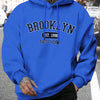 Brooklyn Est 1998 New York Printing Men Hoodies Harajuku Crewneck Hoodie Fashion Oversize Hoody Autumn Comfortable Tracksuit