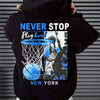 New High Quality Men's Streetwear, Graphic Print Fashionable Cotton Soft Outdoor Sports Hoodie