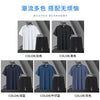 2024 Summer New Fashion Trend Ice Silk Quick Drying Sportset Men's Casual Relaxed Comfortable Breathable Two-Piece Set L-8XL