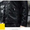 Men Leather Suit Jacket Men Slim Fit Short Coat Men Fashion Leather jacket Streetwear Casual Blazer Jackets Male Outerwear