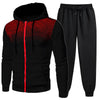 Mens Tracksuits Men's Clothing Men Sets Hoodie Set Zipper Sweatshirt Casual Sport Sweatpants Man Sweat Suit Set Running