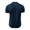 Casual High Quality Summer Short Sleeve Henry Neck Mens T Shirts Fashion Basic T-shirt Male