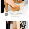 Women High Heel Shoes Sexy Party Nightclub Platform Elegant Sandals Wedding Shoes Bridal Pumps Summer Peep Toe Luxury Thick Heel