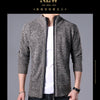 M-4XL Autumn/Winter New Men's Plush Thickened Knitted Jacket Vertical Neck Zipper Sweater Cardigan Warm Coat Jacket Jacket