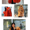 Hot selling Fashion Winter New Real Fox Fur Coat Women Hooded Natural Silver Red Fox Fur Jacket Female Thick Warm Outerwear