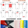 Customized Printed Leisure T Shirt Tee DIY Your Own Design Like Photo Or Logo White T-shirt Fashion Custom Men's Tops Tshirt