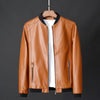 Men Leather Suit Jacket Men Slim Fit blazer Coat Men Fashion Leather jacket Streetwear Casual Blazer Jackets Male Outerwear mens