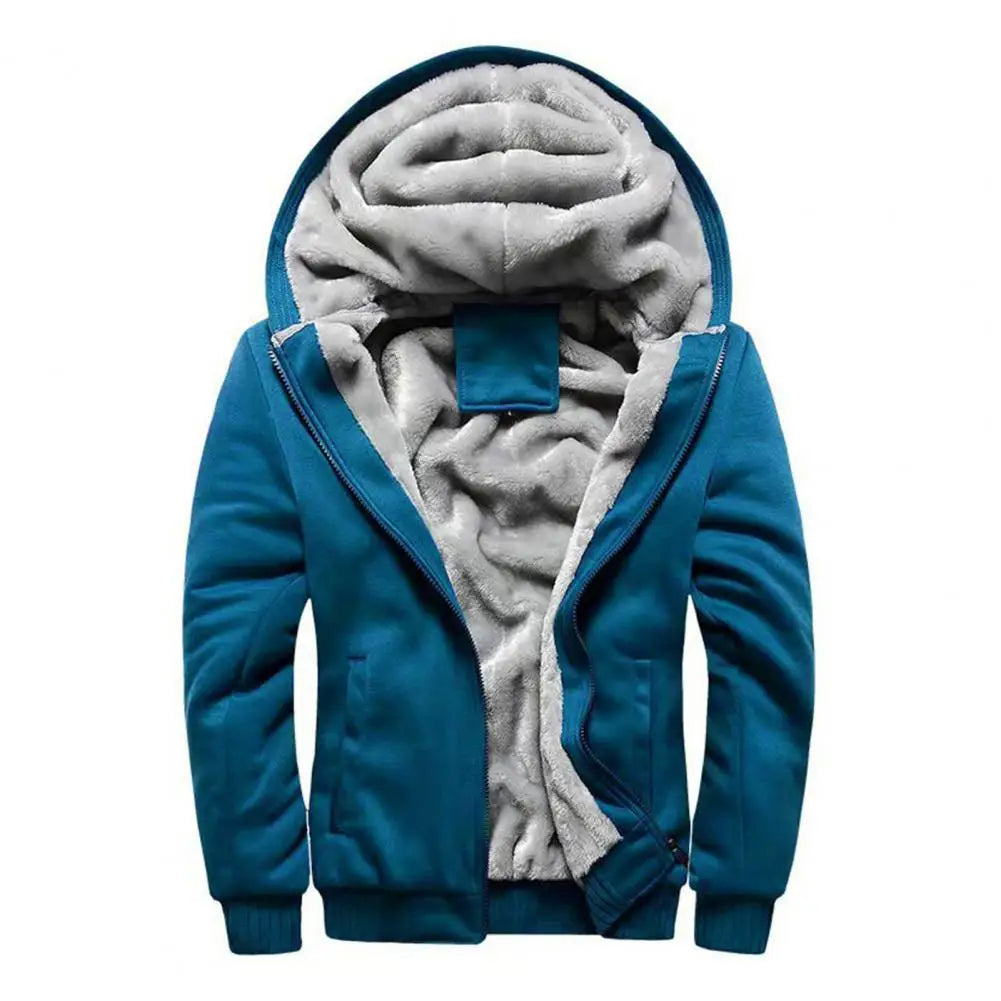 Men Jacket Warm Men Coat Thick Elastic Cuff  Great Casual Winter Jacket