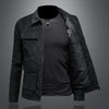 Minglu Spring Autumn Faux Leather Men's Jackets Luxury Long Sleeve Solid Color Zipper Casual Motorcycle Male Overcoats Man Coats