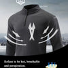 Karentea Running Long Sleeve T-shirt Reflective Men Sportswear Breathable Black Coat Gym Jogging Male Fitness Spring Clothing